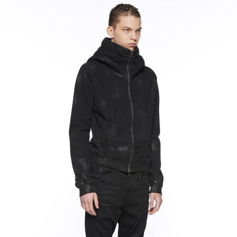 JULIUS 917CUM1 Black / Seamed Hoodie