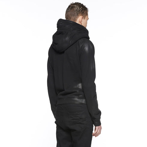 JULIUS 917CUM1 Black / Seamed Hoodie