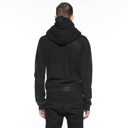 JULIUS 917CUM1 Black / Seamed Hoodie