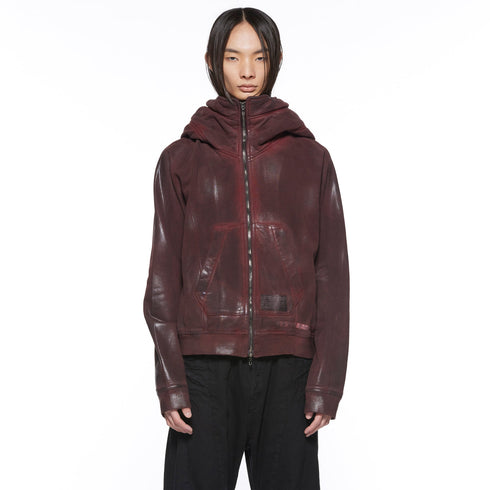 JULIUS 917CUM1 Blood / Seamed Hoodie