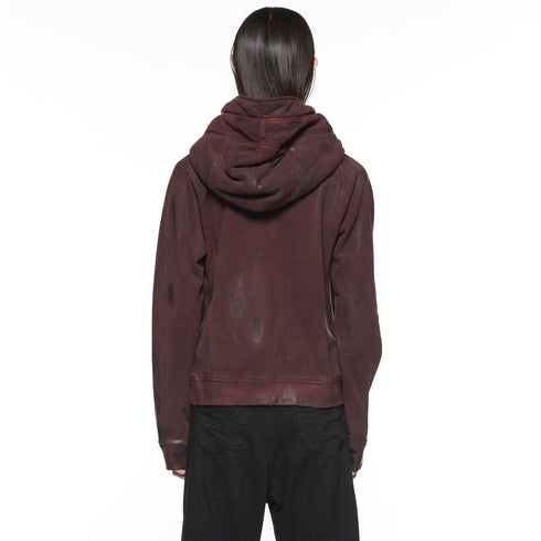 JULIUS 917CUM1 Blood / Seamed Hoodie