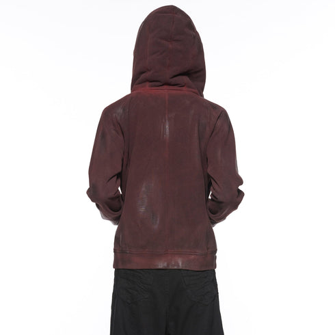 JULIUS 917CUM1 Blood / Seamed Hoodie