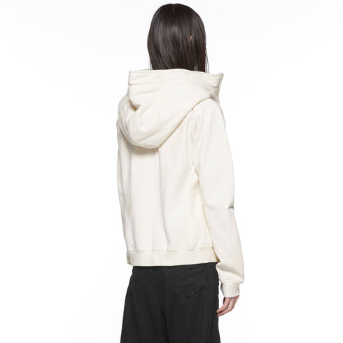 JULIUS 917CUM1 Ivory / Seamed Hoodie