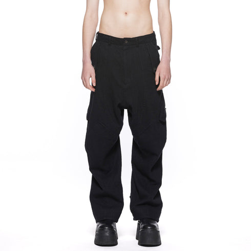 JULIUS 917PAM7 Black / Tourer Wide Pants