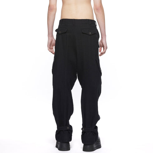 JULIUS 917PAM7 Black / Tourer Wide Pants