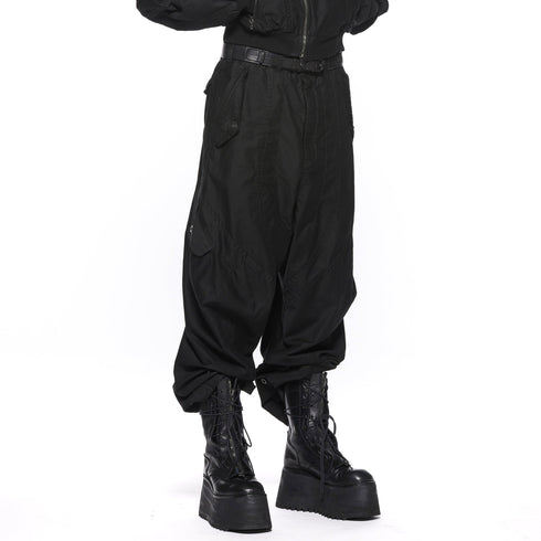 JULIUS 917PAM15 Black / Tourer Wide Pants