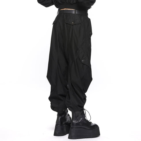 JULIUS 917PAM15 Black / Tourer Wide Pants