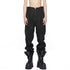 JULIUS 917PAM16 Black / Unchain Tapered Pants