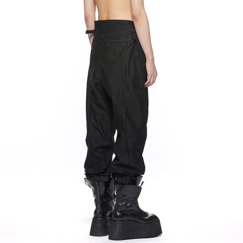 JULIUS 917PAM16 Black / Unchain Tapered Pants