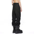 JULIUS 917PAM16 Black / Unchain Tapered Pants
