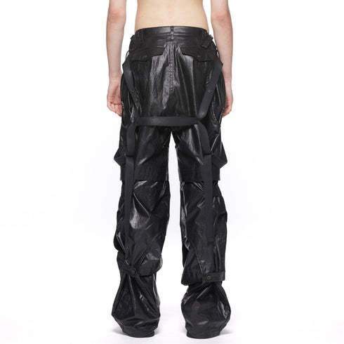 JULIUS 917PAM17 Black / Mechanical Pants