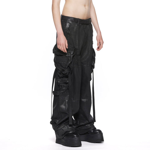 JULIUS 917PAM1-C Black / Gas Mask Pants