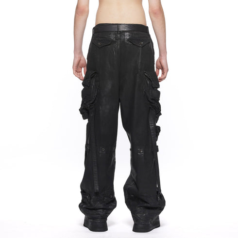 JULIUS 917PAM1-C Black / Gas Mask Pants