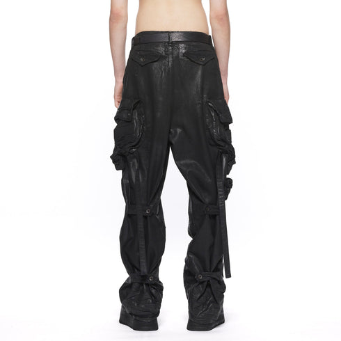 JULIUS 917PAM1-C Black / Gas Mask Pants