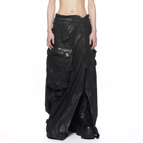 JULIUS 917SKU1-C Black / Gas Mask Raver Skirt