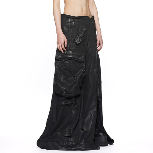 JULIUS 917SKU1-C Black / Gas Mask Raver Skirt