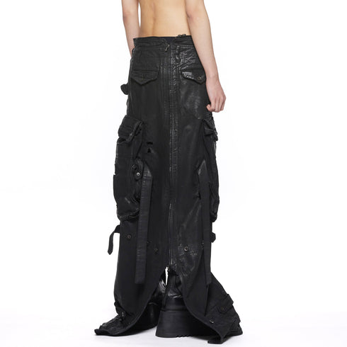 JULIUS 917SKU1-C Black / Gas Mask Raver Skirt