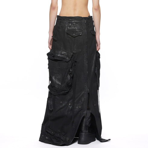 JULIUS 917SKU1-C Black / Gas Mask Raver Skirt