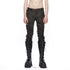 JULIUS 917PAM2-BW Dark Brown / Destroyed Biker Pants