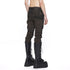 JULIUS 917PAM2-BW Dark Brown / Destroyed Biker Pants
