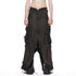 JULIUS 917SKU1-BW Dark Brown / Gas Mask Raver Skirt