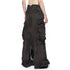 JULIUS 917SKU1-BW Dark Brown / Gas Mask Raver Skirt