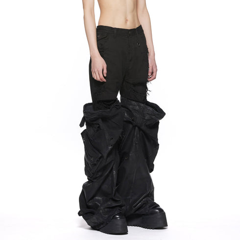 JULIUS 917ACU1-C Black / Gas Mask Leg Guard