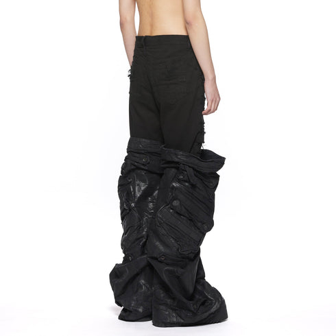 JULIUS 917ACU1-C Black / Gas Mask Leg Guard