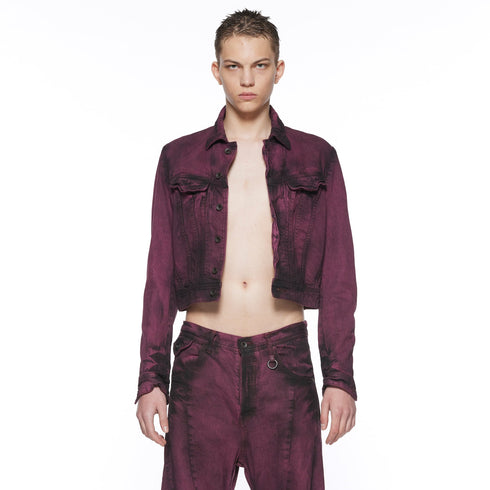 JULIUS 917BLM9-CP Azalea / Corset Denim Jacket