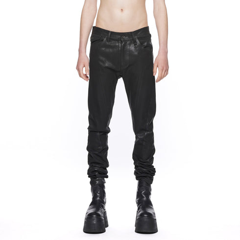 JULIUS 917PAM6-C Black / Bending Skinny Pants