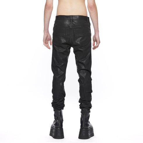JULIUS 917PAM6-C Black / Bending Skinny Pants