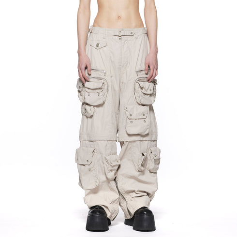 JULIUS 917PAM11 Plaster / Neo Tactical Wide Pants
