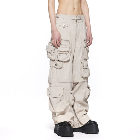 JULIUS 917PAM11 Plaster / Neo Tactical Wide Pants