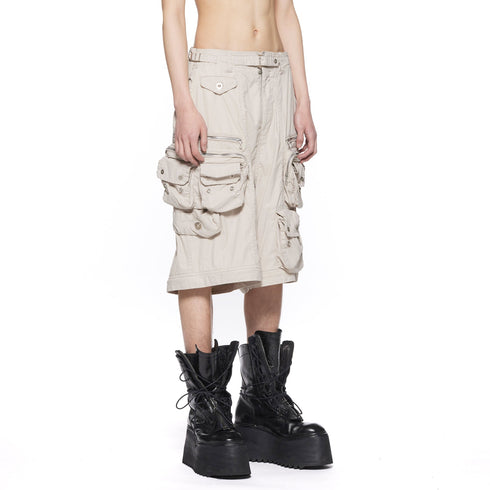 JULIUS 917PAM11 Plaster / Neo Tactical Wide Pants