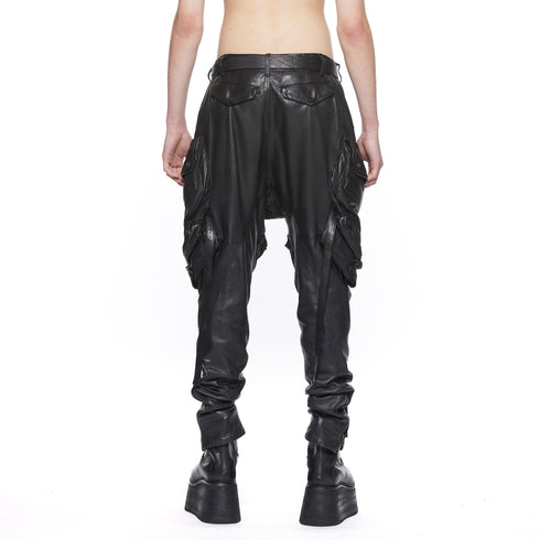 JULIUS 917PAM3 Black / Gas Mask Jodhpurs Pants