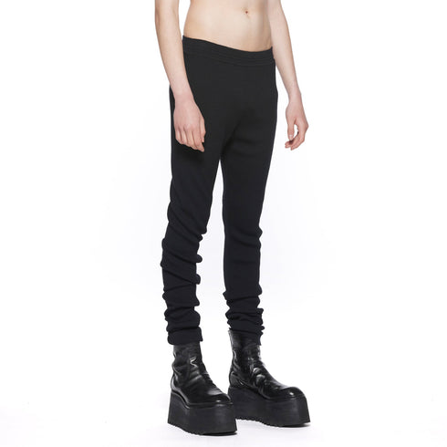 JULIUS 917PAM22 Black / Knit Leggings