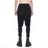 JULIUS 917PAM25 Black / Drop Crotch Short Pants