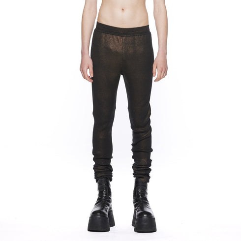 JULIUS 917PAM22-C Dark Brown / Knit Leggings