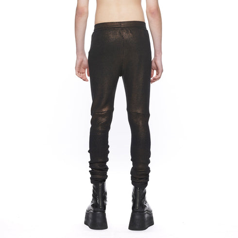 JULIUS 917PAM22-C Dark Brown / Knit Leggings