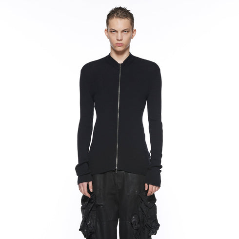 JULIUS 917KNM1 Black / Skinny Knit Top