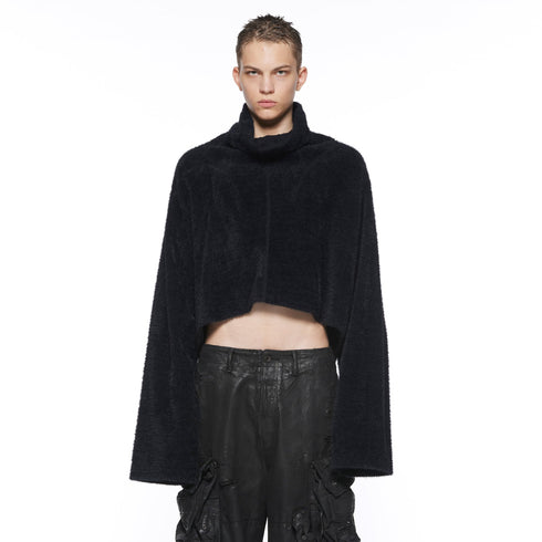 JULIUS 917KNM5 Black / Volcano Knit Top