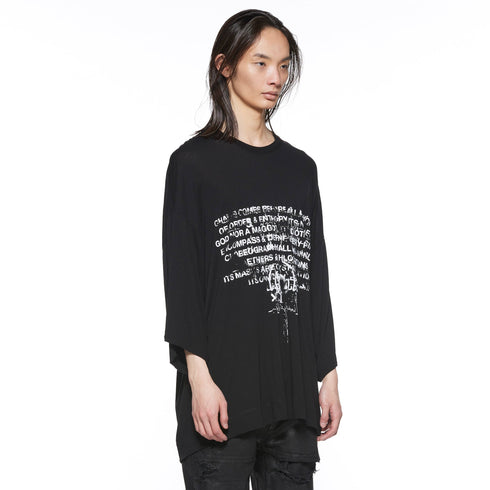 JULIUS 917CPM7 Black / The Order Of Chaos Over T-Shirt