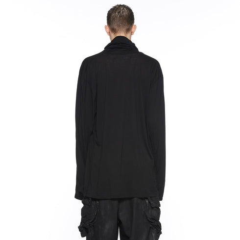 JULIUS 917CUM9 Black / Cowl Neck Top