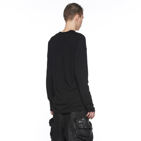 JULIUS 917CUM12 Black / Seamd Neck Top