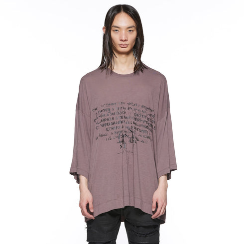 JULIUS 917CPM7 Ash Purple / The Order Of Chaos Over T-Shirt