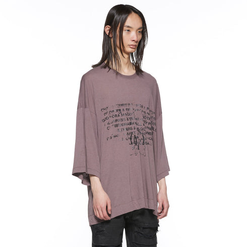 JULIUS 917CPM7 Ash Purple / The Order Of Chaos Over T-Shirt