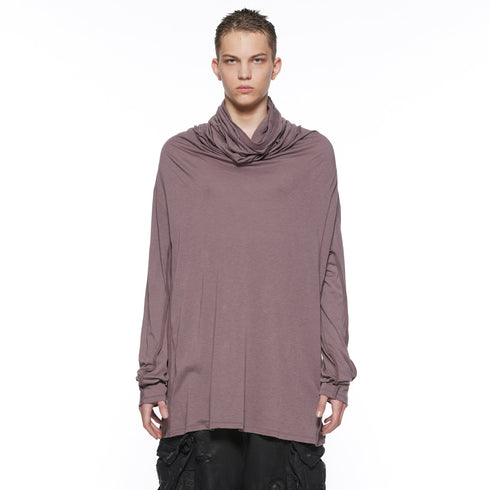 JULIUS 917CUM9 Ash Purple / Cowl Neck Top