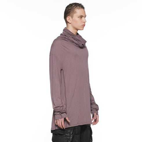JULIUS 917CUM9 Ash Purple / Cowl Neck Top