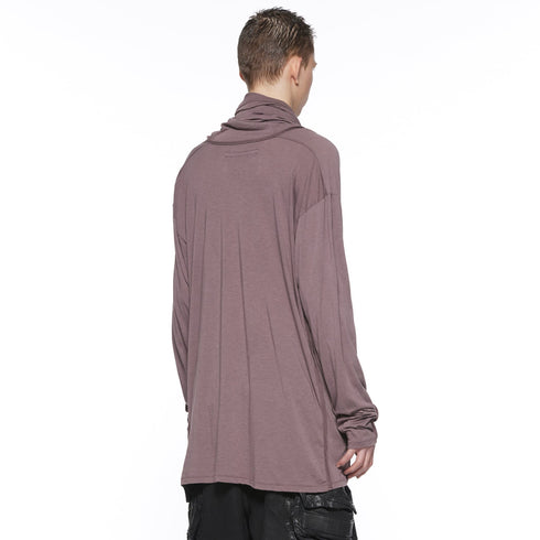 JULIUS 917CUM9 Ash Purple / Cowl Neck Top