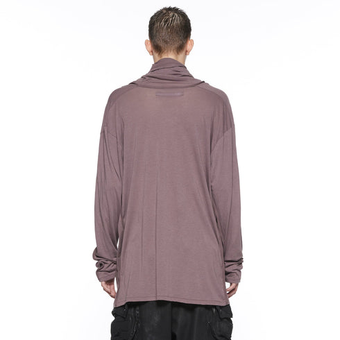 JULIUS 917CUM9 Ash Purple / Cowl Neck Top